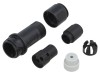 Conector Circular Mamă BULGIN PXP4011/02S/3035 Seria Buccaneer 4000, 2 Pini, IP66/IP68/IP69K, Poliamidă