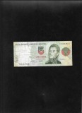 Rar! Argentina 5 pesos convertibles 1992(97) seria72122492