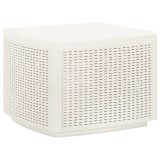 Cumpara ieftin Masă de grădină, alb, 53x53x40 cm, plastic