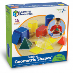 Set educativ 16 piese - Forme Geometrice Pliabile | Learning Resources