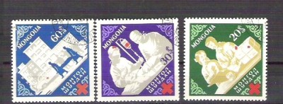 Mongolia 1963 Kids, used E.129 foto