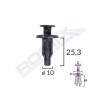 Clips Fixare Pentru Honda/Hyundai/Lexus/Toyota/Kia - Fixare Masca Fata - Negru Set 10 Buc 139586 60003-RMX