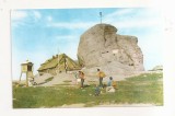 RF53 -Carte Postala- Muntii Bucegi, cabana si varful Omul, necirculata