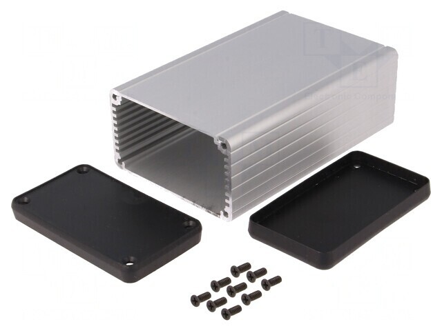 Carcasa Aluminiu Gri 78x120x43mm