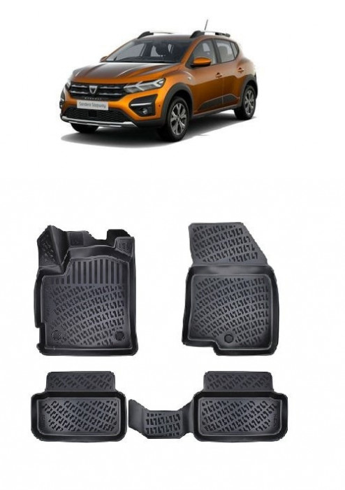 Set Covorase tavita Cauciuc Dacia Sandero Stepway Prestige Extreme Expression (2020-2023)