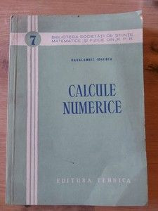 Calcule numerice Haralambie Ionescu foto