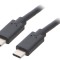 Cablu USB-C 3.1 3m Negru