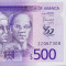 Bancnota Jamaica 500 Dolari 2022 - P98 UNC ( polimer - REPLACEMENT - Serie ZZ )