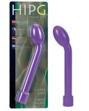 Vibrator Punct G Violet Hip-G Seven Creations, 21.5cm, ABS, Vibratii Reglabile, Stimulare Prostata