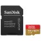 SanDisk - Memory Card Extreme (SDSQXAH-064G-GN6MA) - MicroSDXC, 64GB, Class 10, Read 170MB/s, Write 80MB/s, UHS-I U1 - Red