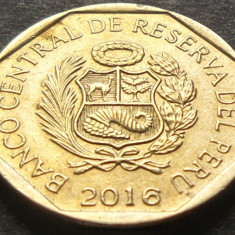 Moneda exotica 50 CENTIMOS - PERU, anul 2016 * Cod 3415