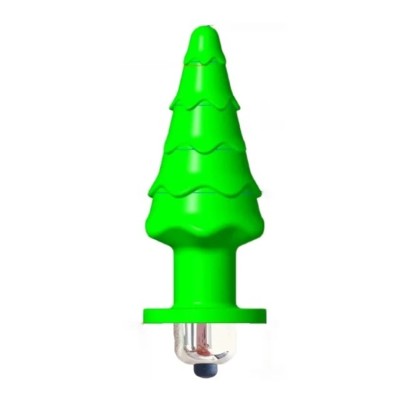 Vibrator Tree Shaped Plug Verde foto