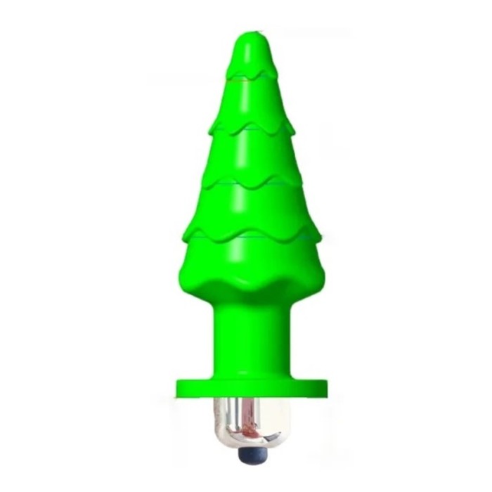 Vibrator Tree Shaped Plug Verde