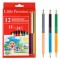 Set Creioane Colorate Little President, 12 Bucăți, Gros, Bicolor, Multicolor