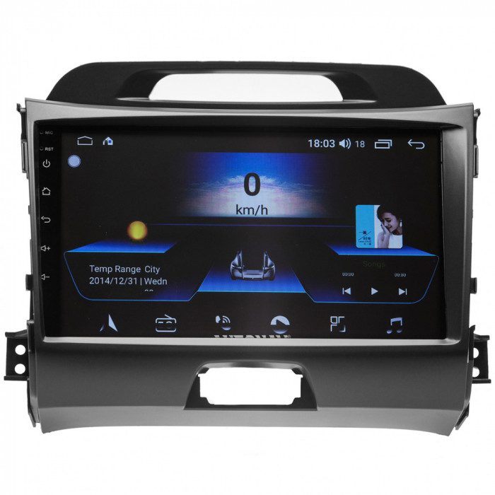 Navigatie Kia Sportage 2010-2015 AUTONAV PLUS Android GPS Dedicata, Model Classic, Memorie 16GB Stocare, 1GB DDR3 RAM, Display 9&quot; Full-Touch, WiFi, 2