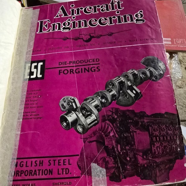 REVISTA AIRCRAFT ENGINEERING - 11 NUMERE 1949 (FARA LUNA FEBRUARIE)