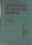 Cumpara ieftin Actualitati Medicina Interna Stefan Suteanu Carte Editura Medicala 1988