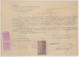 Romania, Primaria Municipiului, Certificat, Oradea, 1945