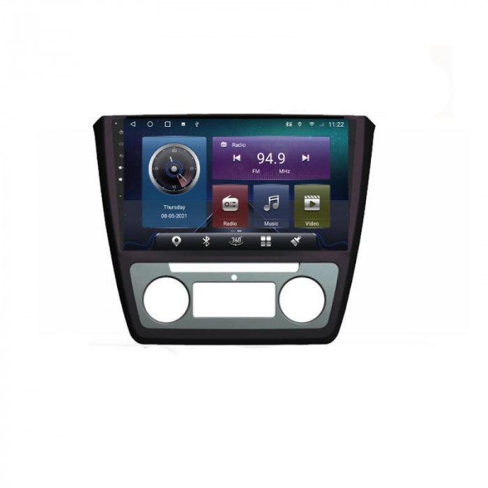 Navigatie dedicata Skoda Yeti 2009-2014 C-YETI Octa Core cu Android Radio Bluetooth Internet GPS WIFI 4+32GB CarStore Technology