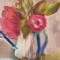 Tablou lucrat manual in acrilic panza pe sasiu 30x40 cm