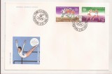 P6 Plic FDC - Prima zi a emisiunii - Olimpiada Los Angeles 1984, format mare