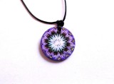 colier lemn mandala 39365