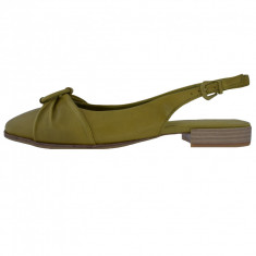 Pantofi damă, din piele naturală, marca Marco Tozzi, 2-29401-20-752-08-08, galben
