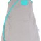 Sac de dormit multifunctional Grey Turquoise Elephant Travel 18-36 luni 2.5 Tog