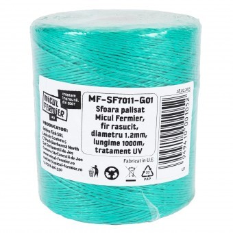 Sfoara palisat Micul Fermier, fir rasucit, diametru 1.2mm, lungime 1000m, tratament UV