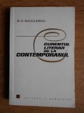 G. C. Nicolescu - Curentul literar de la contemporanul