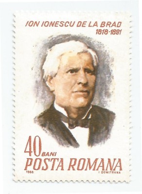 Rom&amp;acirc;nia, LP 677/1968, 150 de ani de la nașterea lui Ion Ionescu, de la Brad, MNH foto