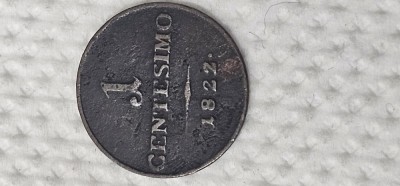 1 centesimo 1822 M foto