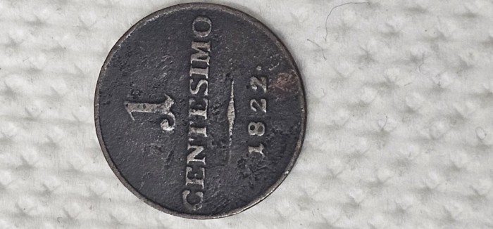 1 centesimo 1822 M