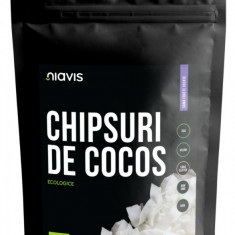 Chipsuri de cocos ecologice, 125g, Niavis