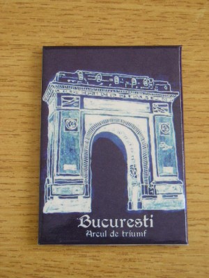 D1 - Magnet frigider - tematica turism - Bucuresti - Romania 10 foto