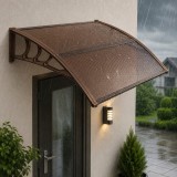 Copertina protectie usa si fereastra din policarbonat UV, 150 x 80 cm, maro
