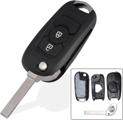 Carcasa Cheie Auto Techstar tip Flip cu 2 Butoane , Lama HU100 pentru Opel Astra K 2015-2019 foto