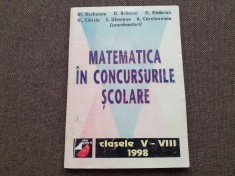 Matematica in concursurile scolare 1998 - M. Becheanu