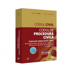 Codul civil și Codul de procedură civilă: martie 2023 - Paperback brosat - Dan Lupaşcu - Universul Juridic