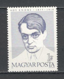 Ungaria.1977 100 ani nastere E.Ady-poet SU.477, Nestampilat
