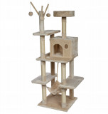 Bej Scratching post 5 nivele 155 cm House Lair