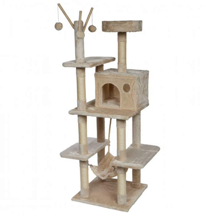 Bej Scratching post 5 nivele 155 cm House Lair