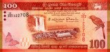 Sri Lanka 100 Rupees 2015 UNC, clasor A1