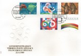 Elvetia 1989 - aniversari 1, serie pe FDC
