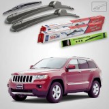 Cumpara ieftin Ștergătoare Jeep Grand Cherokee WK2 2010-2013 | Set Față și Spate Flat &ndash; TeamCar&reg;