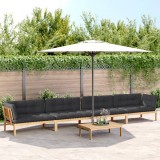 vidaXL Set canapele de grădină cu perne din paleți 5 piese lemn acacia 3209379