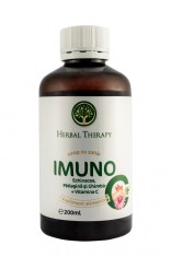 SIROP IMUNO-ECHINACEA, PATLAGINA ?i GHIMBIR+VITAMINA C 200 ML foto