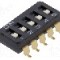 Intrerupator DIP, 2 pozitii, montare SMT, 5 sectiuni, OMRON OCB - A6S-5101-H