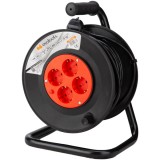 Evotools 677054 - Derulator cablu electric 40 m 4 prize cu maner