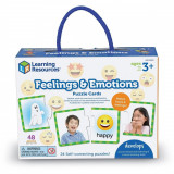 Puzzle duo - Emotii si sentimente PlayLearn Toys, Learning Resources